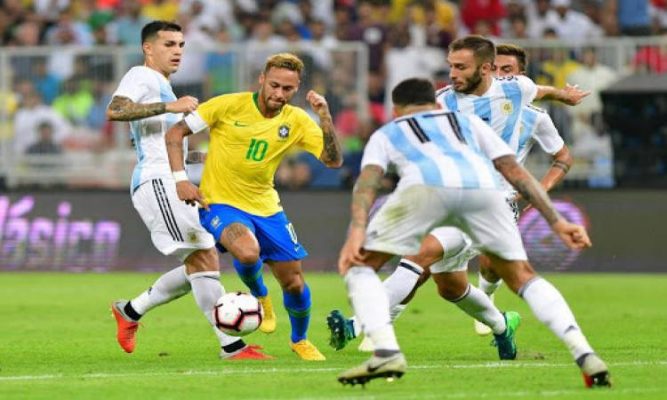 البرازيل مباشر مباراة والارجنتين بث مباشر