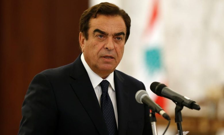 استقالة جورج قرداحي اليوم الجمعة 3-12